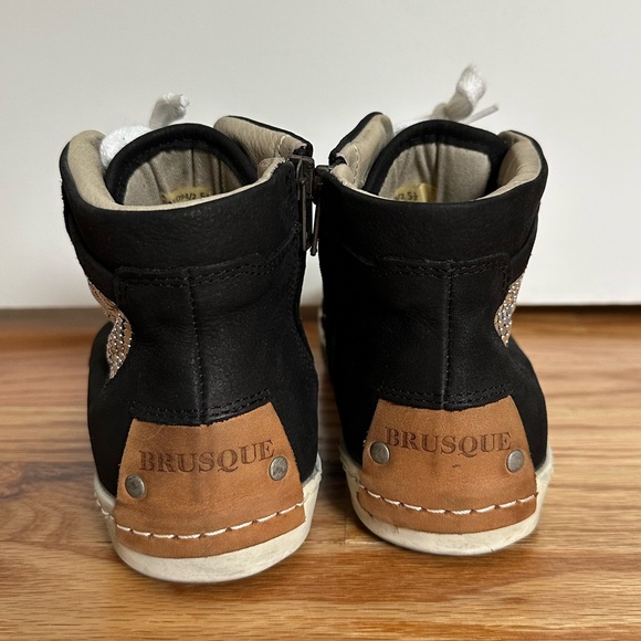 BRUSQUE Leather High Top Sneakers - Picture 8 of 14
